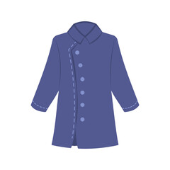 Warm winter clothes and jackets in different styles