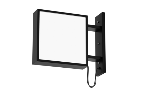 signboard isolated display template