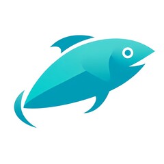Obraz premium dolphin isolated on white background