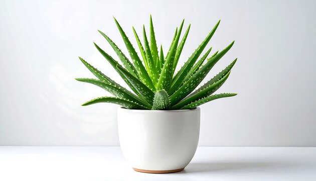 Aloe Plant in Pot - Powered by Adobe