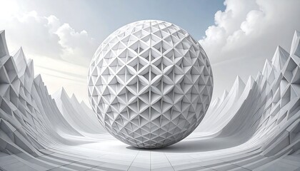 Abstract Sphere Landscape