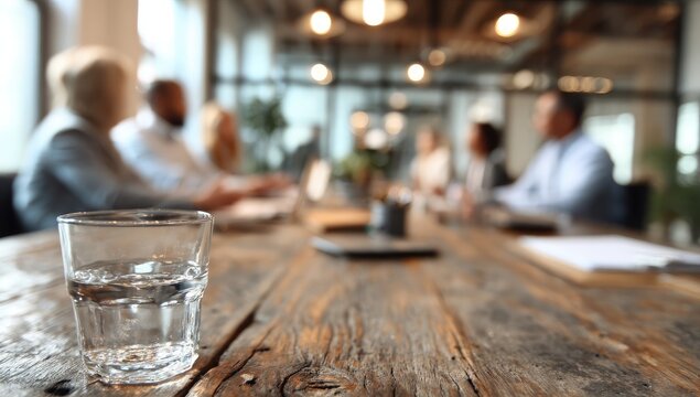 Business meeting in a modern office
