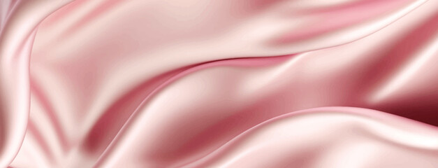 Light pink dropped elegant silk fabric background. Textile texture. Vector illustration	