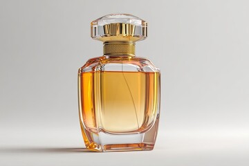 Amber perfume bottle
