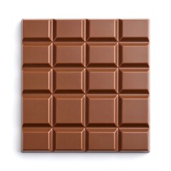 Fototapeta premium Square milk chocolate bar