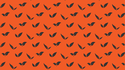 Leaf vector pattern multicoloured