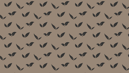 Leaf vector pattern multicoloured