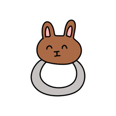 Outline baby new born doodles decoration element design. game, education, sock. baby newborn element doodle