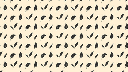 Leaf vector pattern multicoloured