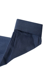 Double stitched cuff grey fabric