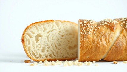 Freshly Baked Braided Bread Loaf A Culinary Delight