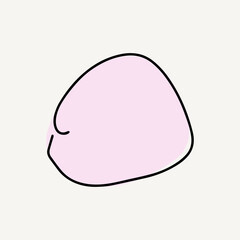 Abstract shapes element design. frame shape diffrent element. Abstract liquid shapes. Random wavy oval spots and curvy elements. Amoeba rectangle box set