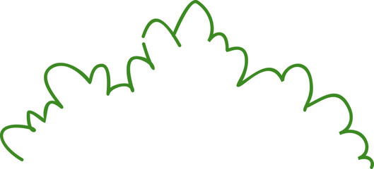 Hand Drawn Bushes