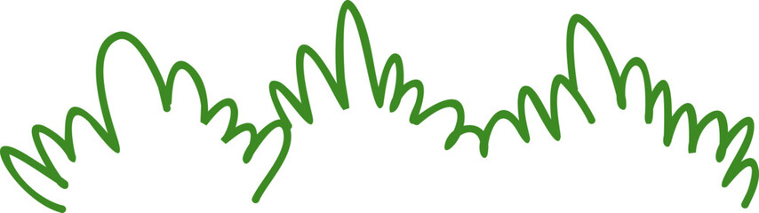 Hand Drawn Bushes