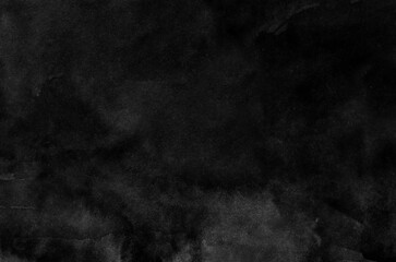 Black abstract background in watercolor
