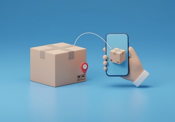 Online Package Tracking and Delivery App for Seamless Ecommerce Logistics Management and Real Time Location Updates with Mobile Technology Integration