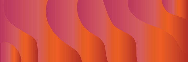 Abstract Background with Colorful Gradient. Glowing banner retro waves vector background