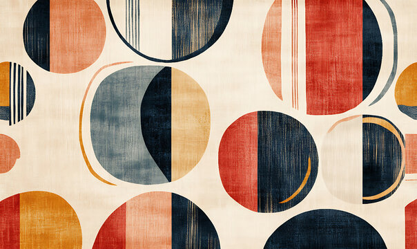 Tile or carpet pattern background with decorative, symmetrical elements. Ideal for wallpaper, textiles, or digital design projects.