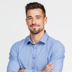 Fototapeta premium Confident Business Professional Portrait , white background cut out PNG