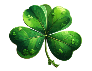 Lucky shamrock PNG (St. Patrick’s Day)