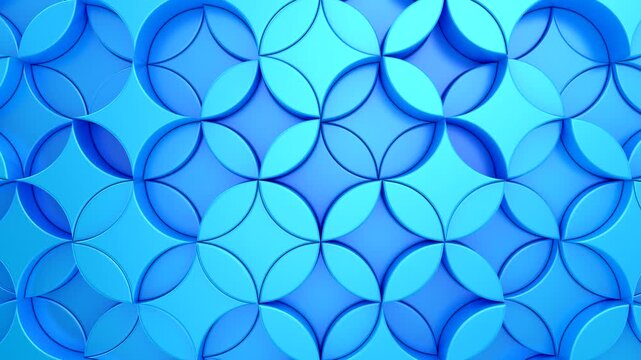 Background of Geometric Shapes. Abstract motion, loop, two color, 3d rendering, 4k resolution
