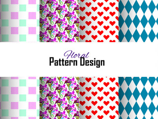 Seamless Floral Vector Pattern Background for Fabric, Wallpaper and Textile Design