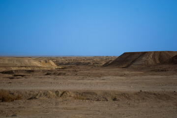 desert landscape on a clear day