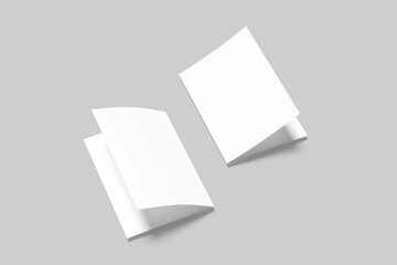 A4 Bifold Mockup Your Design Here

