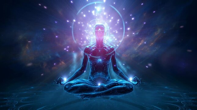 Meditation and spiritual practice with cosmic expansion of consciousness