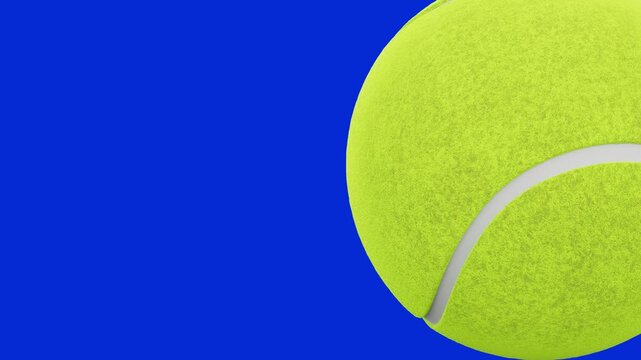 Tennis Ball Scene Transition | Stinger Transition &mdash; Isolated 4k 60FPS Sports Overlay