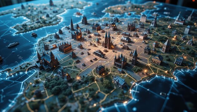 Strategic Map: A Digital Battlefield