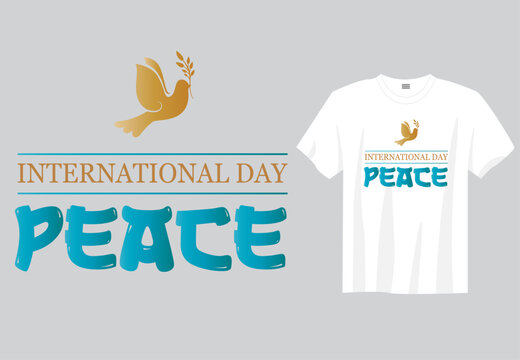International Day of Peace &ndash; World Peace Awareness Typography Design