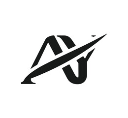 Modern abstract logo featuring intersecting shapes and lines for dynamic branding