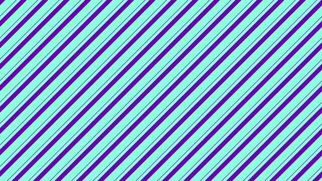 Diagonal Stripes Pattern Teal Purple Abstract Background Geometric Design Seamless Motion Graphic