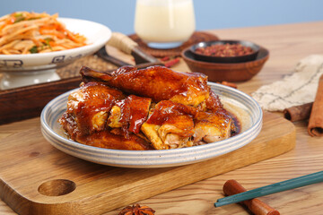 Roasted Hakka Soy Chicken with Secret Sauce - Traditional Chinese Cuisine