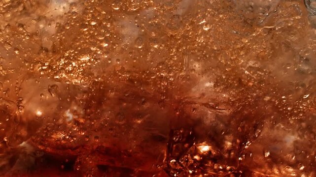 ice cubes in wine glass