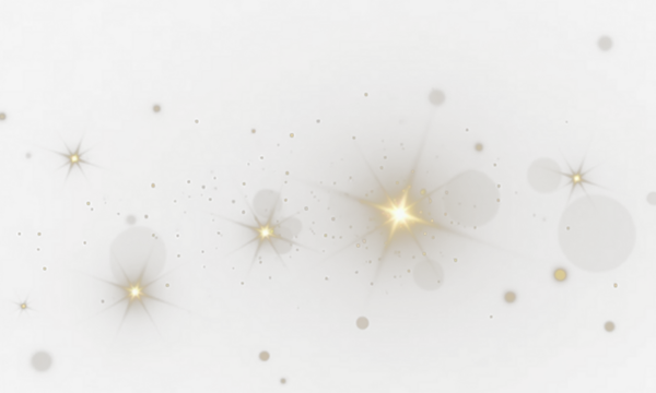  Glowing light effect with lots of glitter particles and stars. Magical glow PNG. Sparkling light on Black backgrounds, sparkling Stars, Bokeh, dust PNG. Abstract grunge background. AI Overlay design