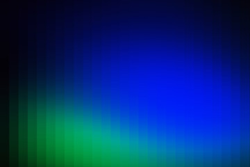 Atmospheric black gradient background layered with vivid green and blue tones, glossy finish and luminous futuristic clarity.