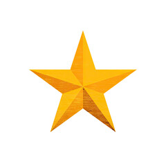 Fototapeta premium Golden Star Ornament