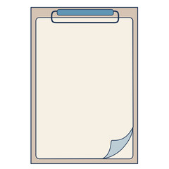 Blank Page Notepad Memo Notes Book Loose Leaf Paper Illustration