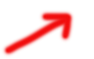 Hand drawn red arrow icon