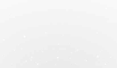 Christmas background with white powder dust light in PNG format. Magical, shining white dust with fine sparkling particles gently falling. A fantastic shimmer effect perfect for festive and winter