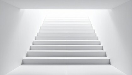 Fototapeta premium Minimal staircase underside repeating ribs central blank wallpaper background representing architectural detail suitable for modern clean design