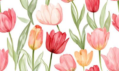 Obraz premium Floral or leaf pattern background suitable for wallpaper, fabric, or decorative design. Soft colors and natural style, ideal for digital and print use.
