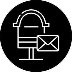 -mailbox glyph