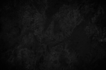 Art black concrete stone texture for background in black. Abstract color dry scratched surface wall cover colorful paper scratches shabby vintage Cement and sand grey dark detail covering.