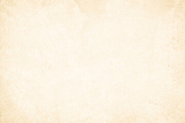 Colour old concrete wall texture background. Close up retro plain cream color cement wall background texture. Design paper vintage parchment element.