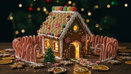 christmas gingerbread house