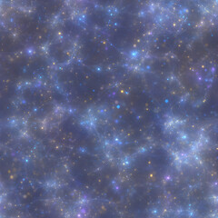 Fototapeta premium fluorescent particles reflecting and interfering with each other, glowing interference patterns