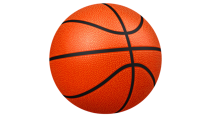 basketball isolated on transparent background